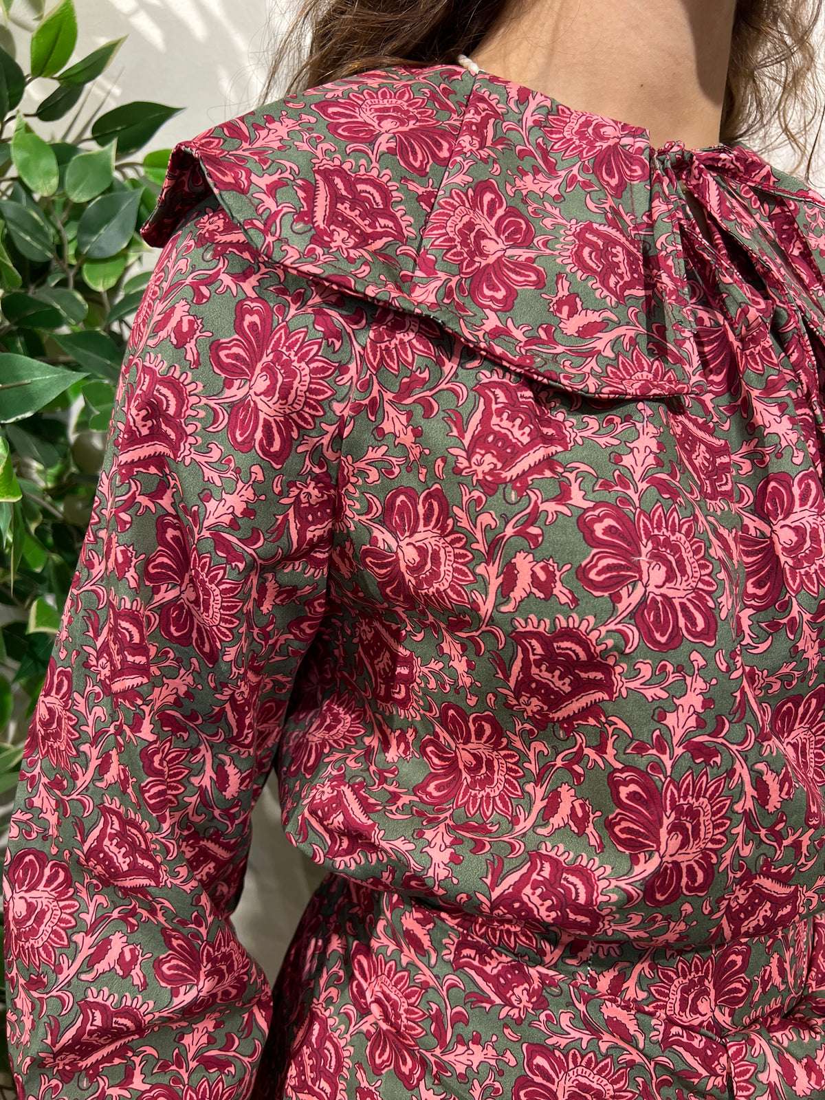 Conjunto Alma verde y rosa