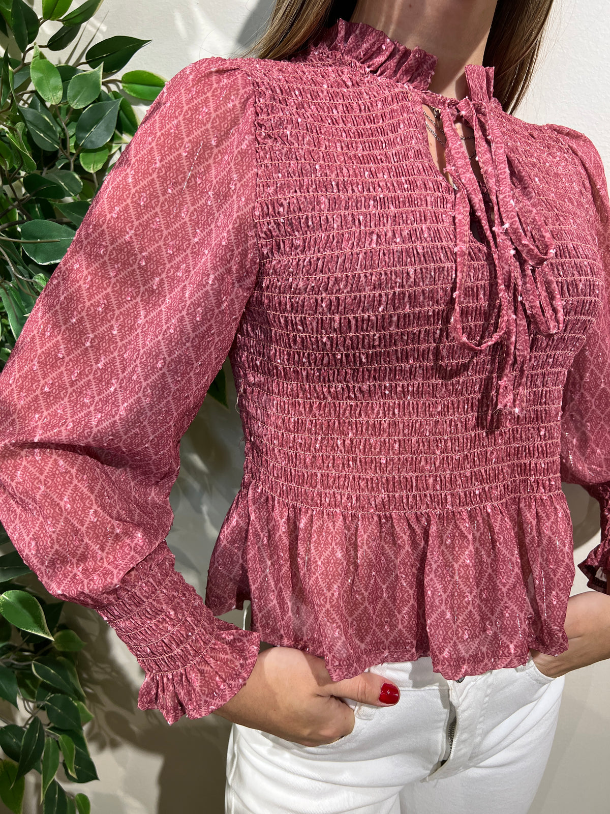 Blusa Marta rosa