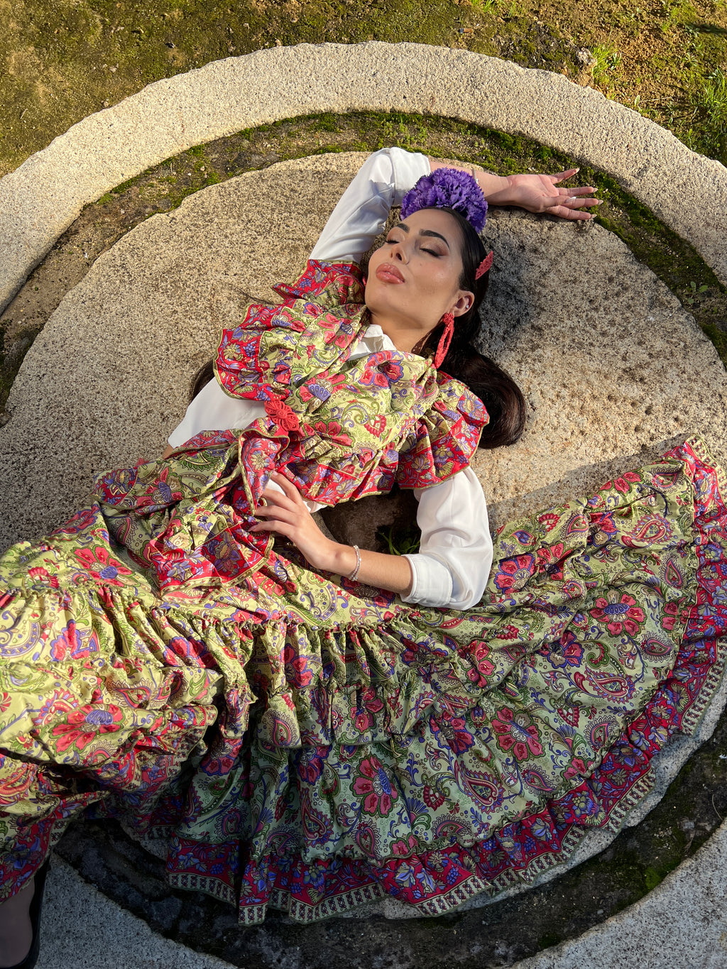 Conjunto Rocío verde