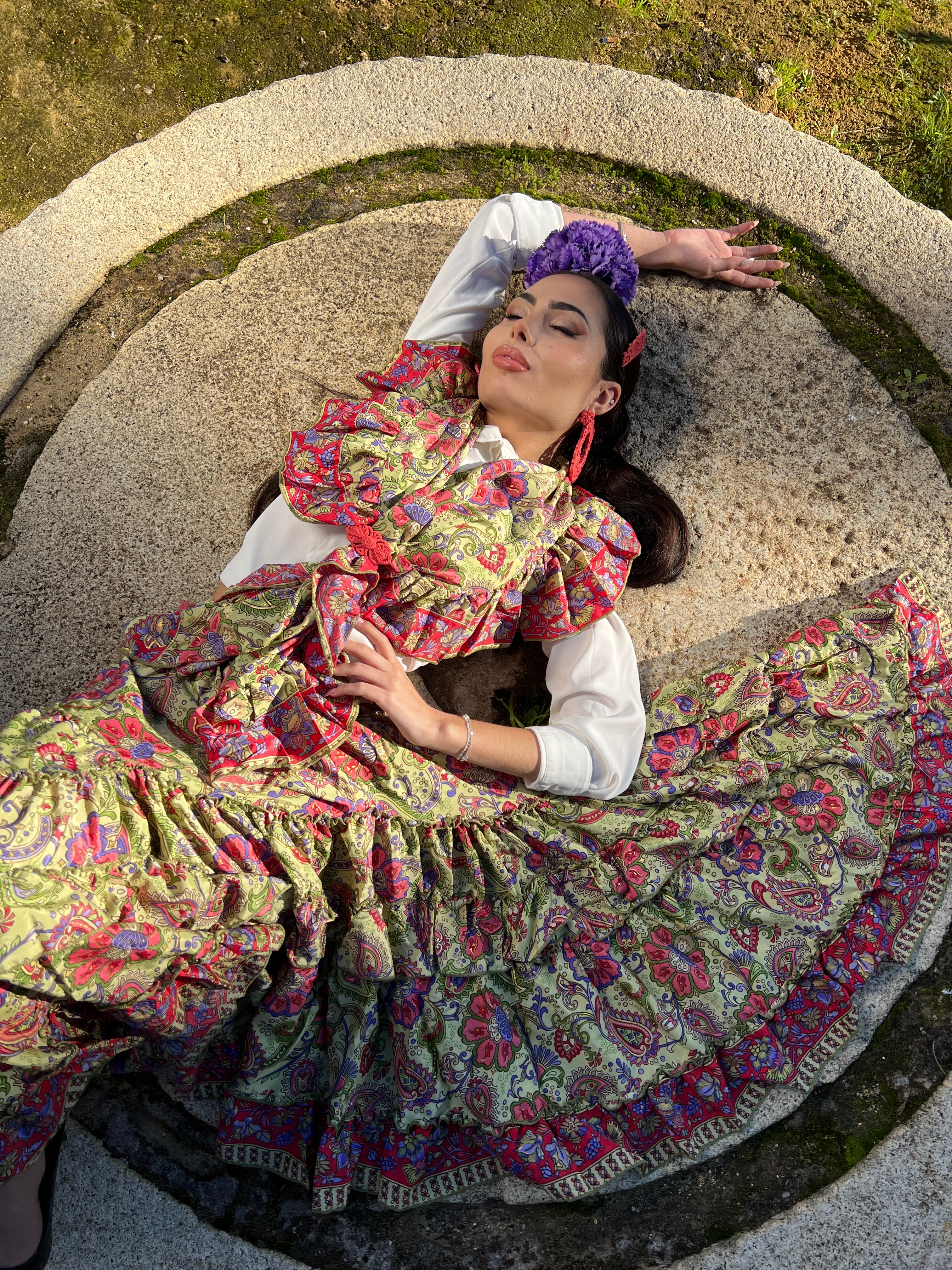 Conjunto Rocío verde