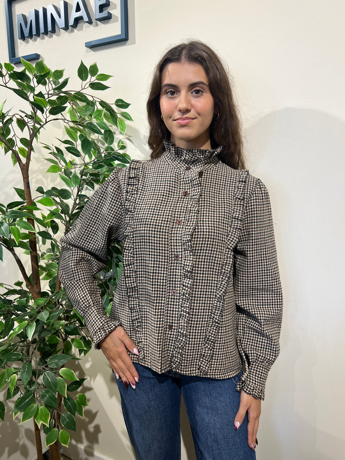 Blusa cuadritos