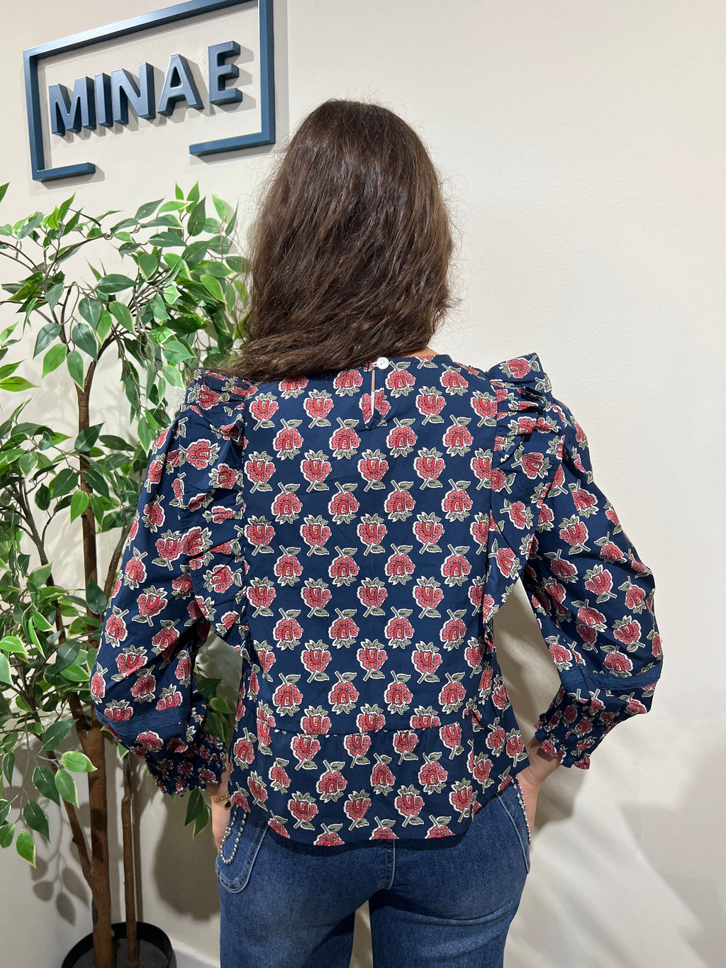 Blusa Olivia azul