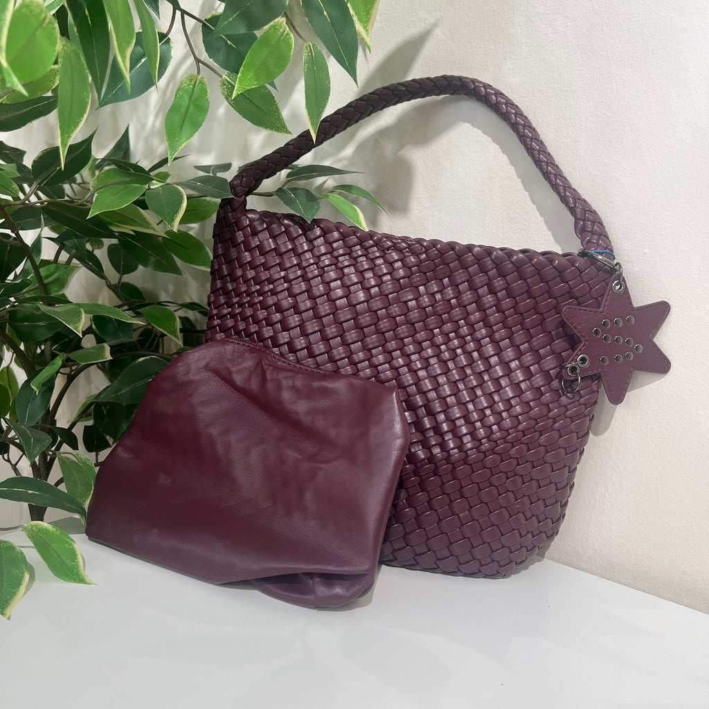 Bolso Poppy granate