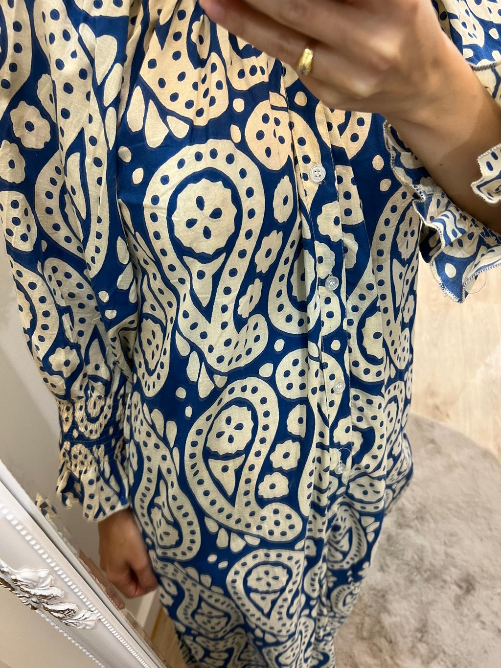 Vestido camisero cashemir