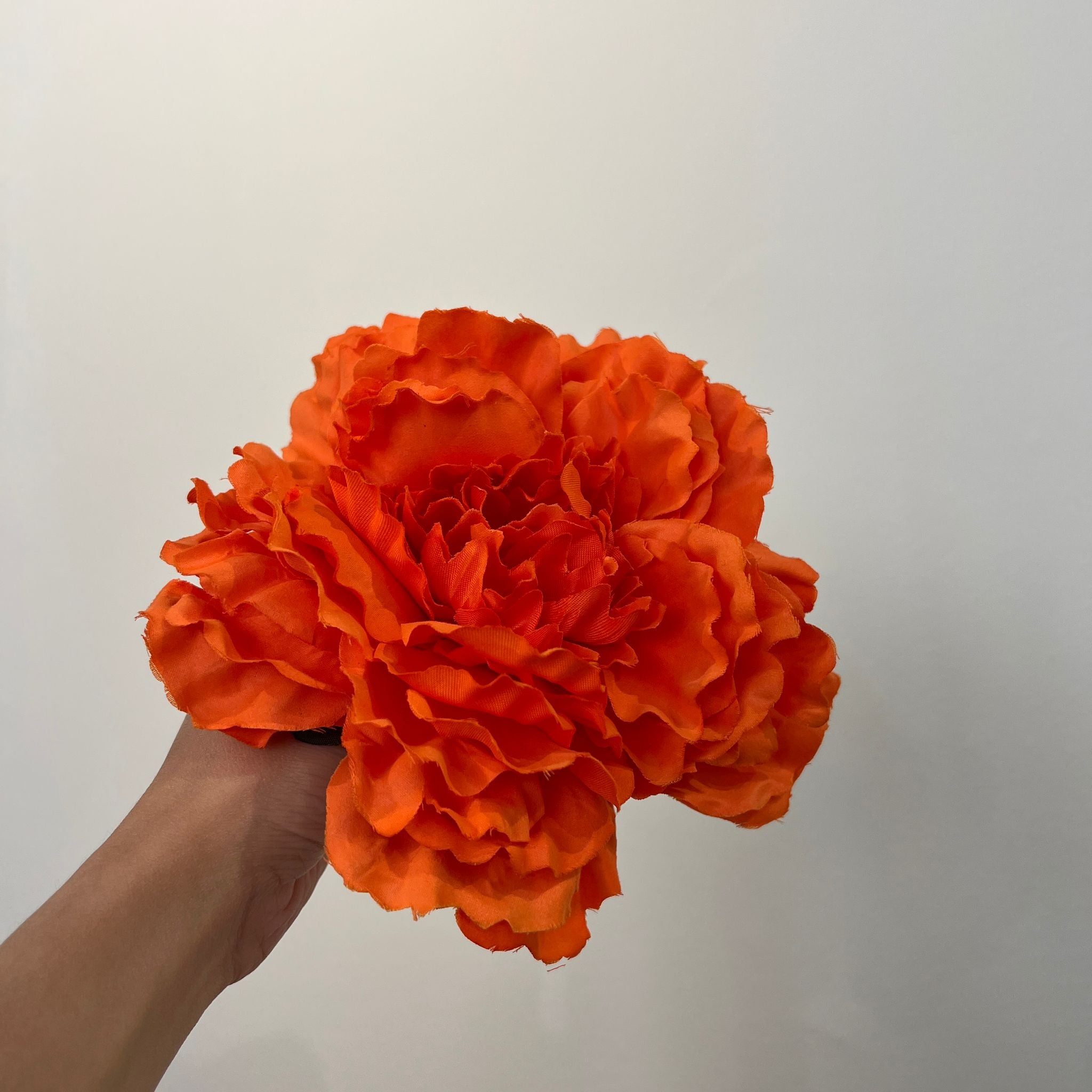 Peonía grande naranja