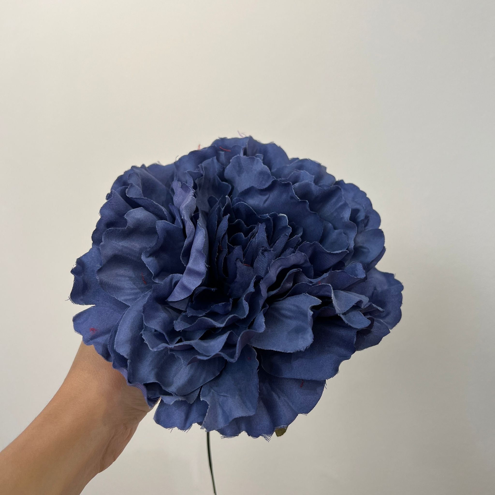 Peonía grande azul petróleo