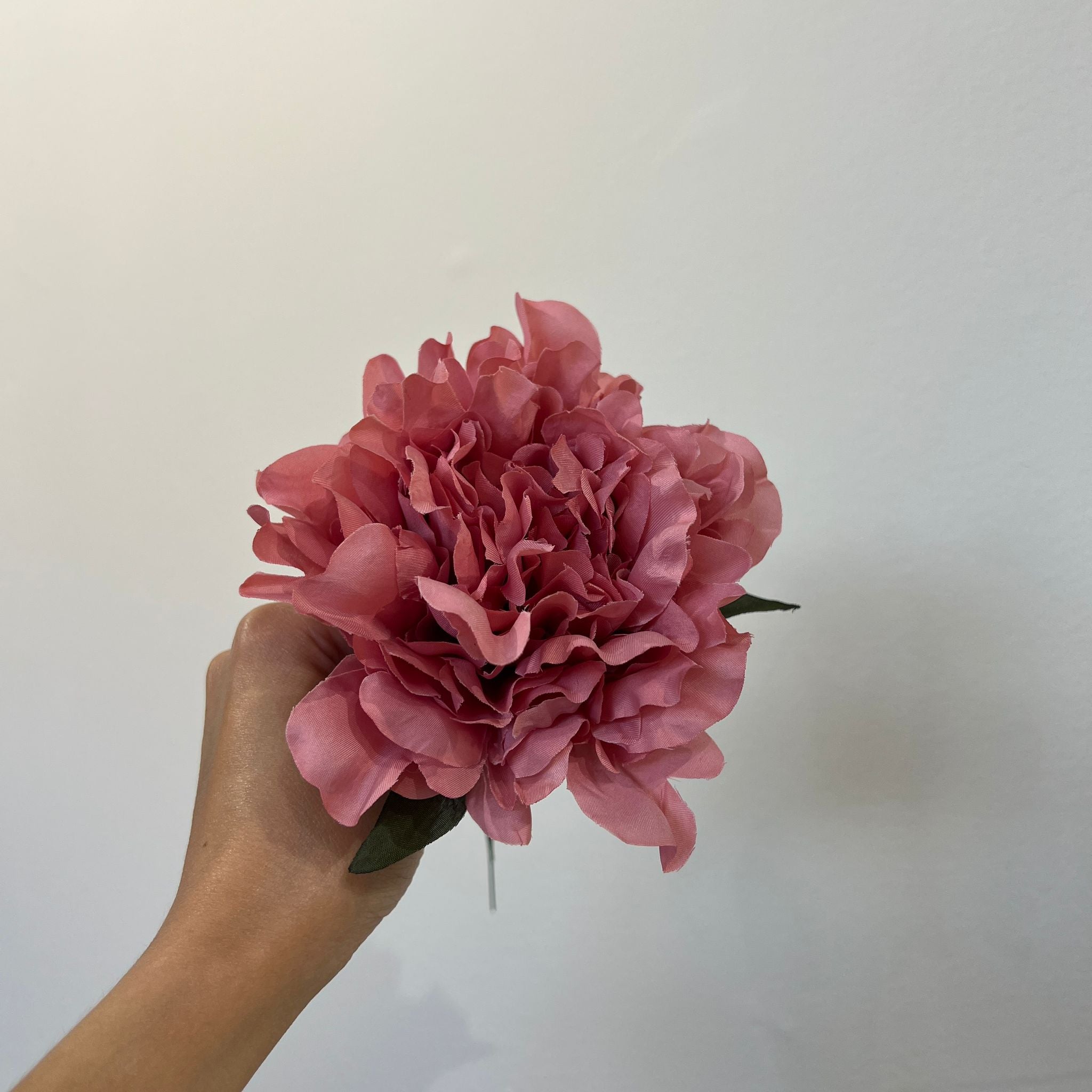 Peonía pequeña rosa maquillaje