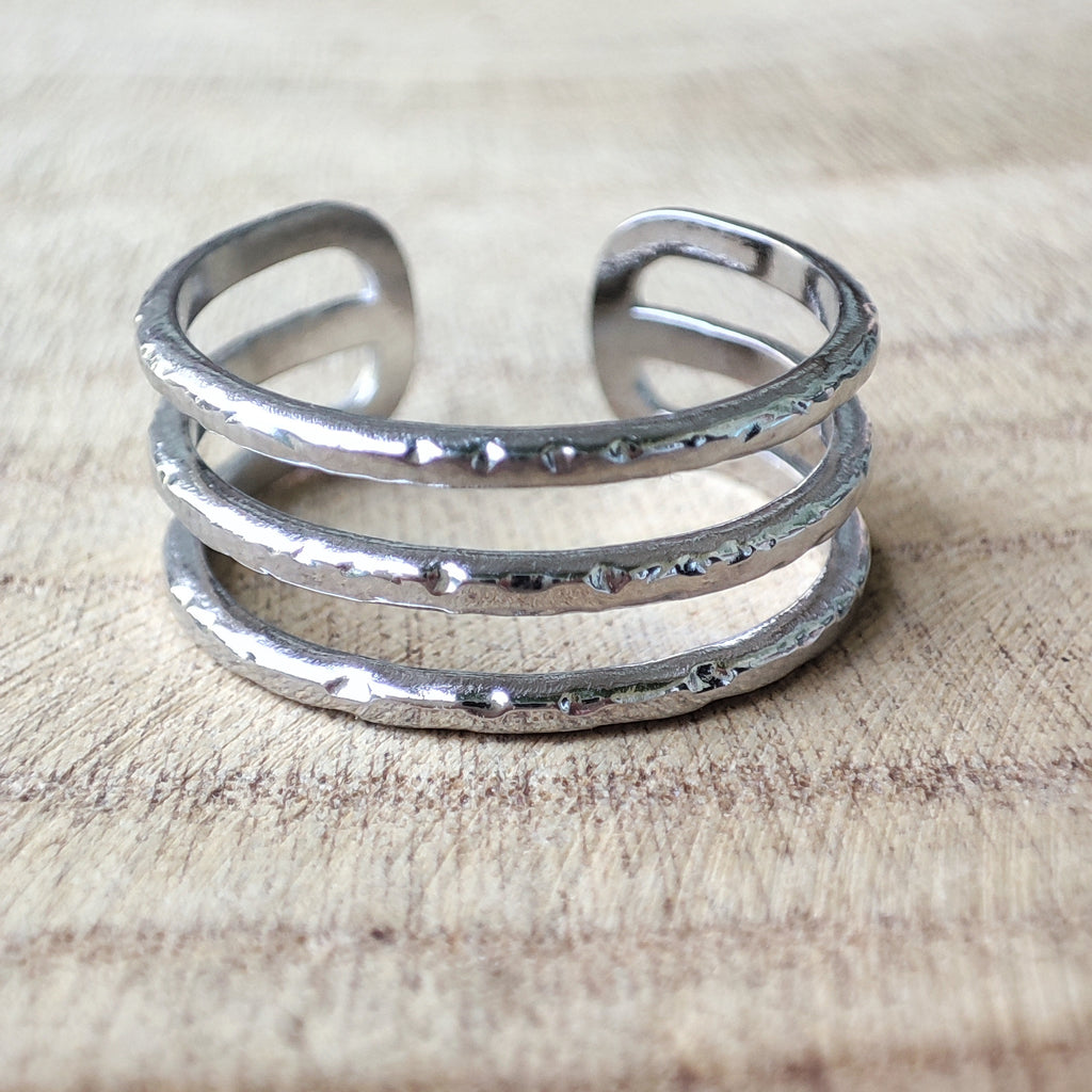 Anillo Lupe plateado