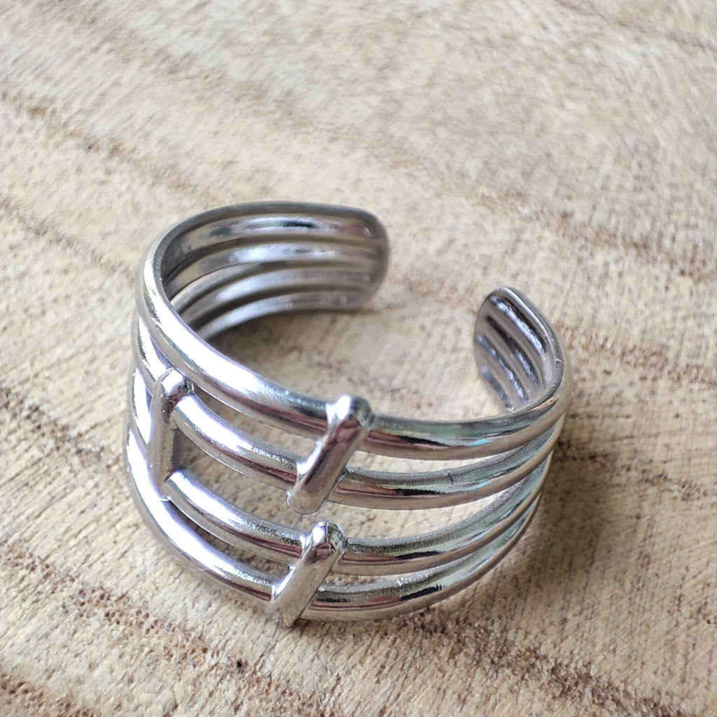 Anillo Four plateado