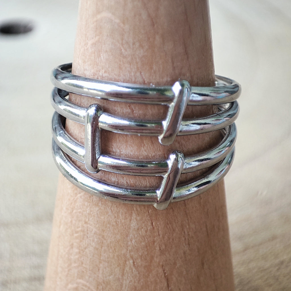 Anillo Four plateado