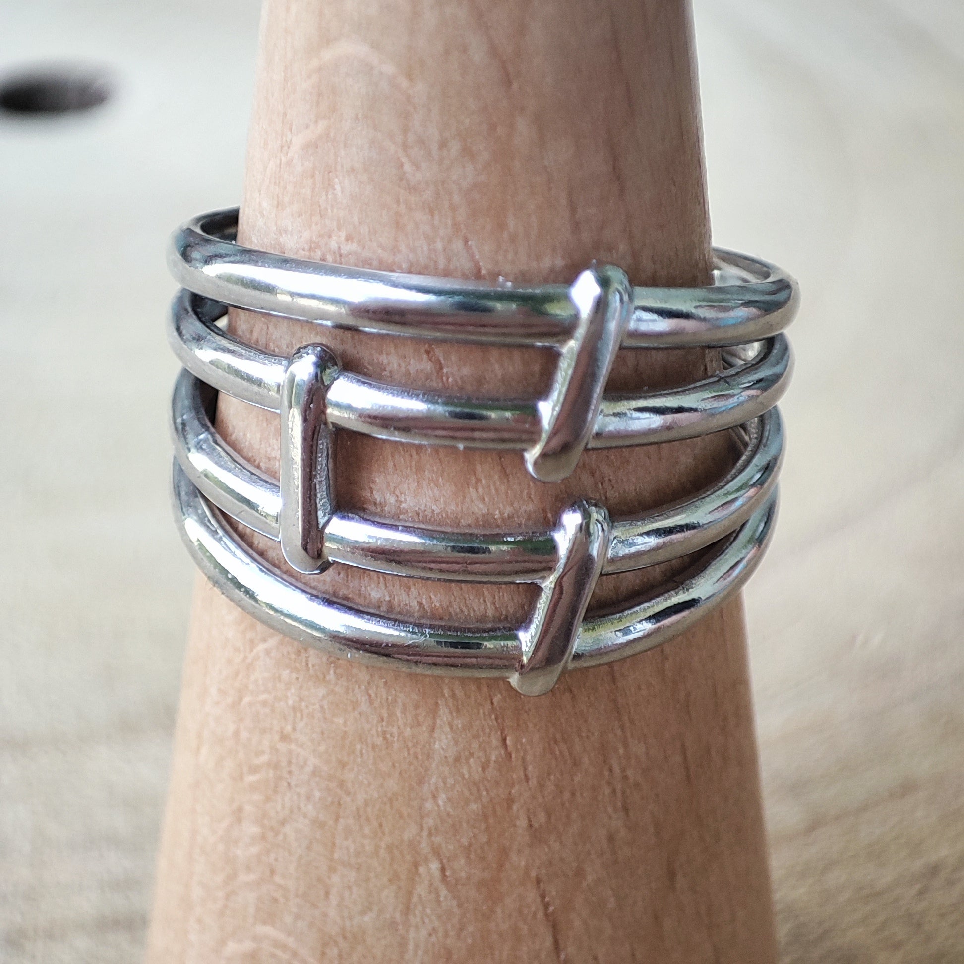 Anillo Four plateado