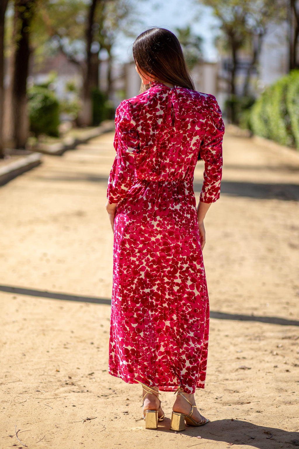 Vestido Andrómeda fucsia