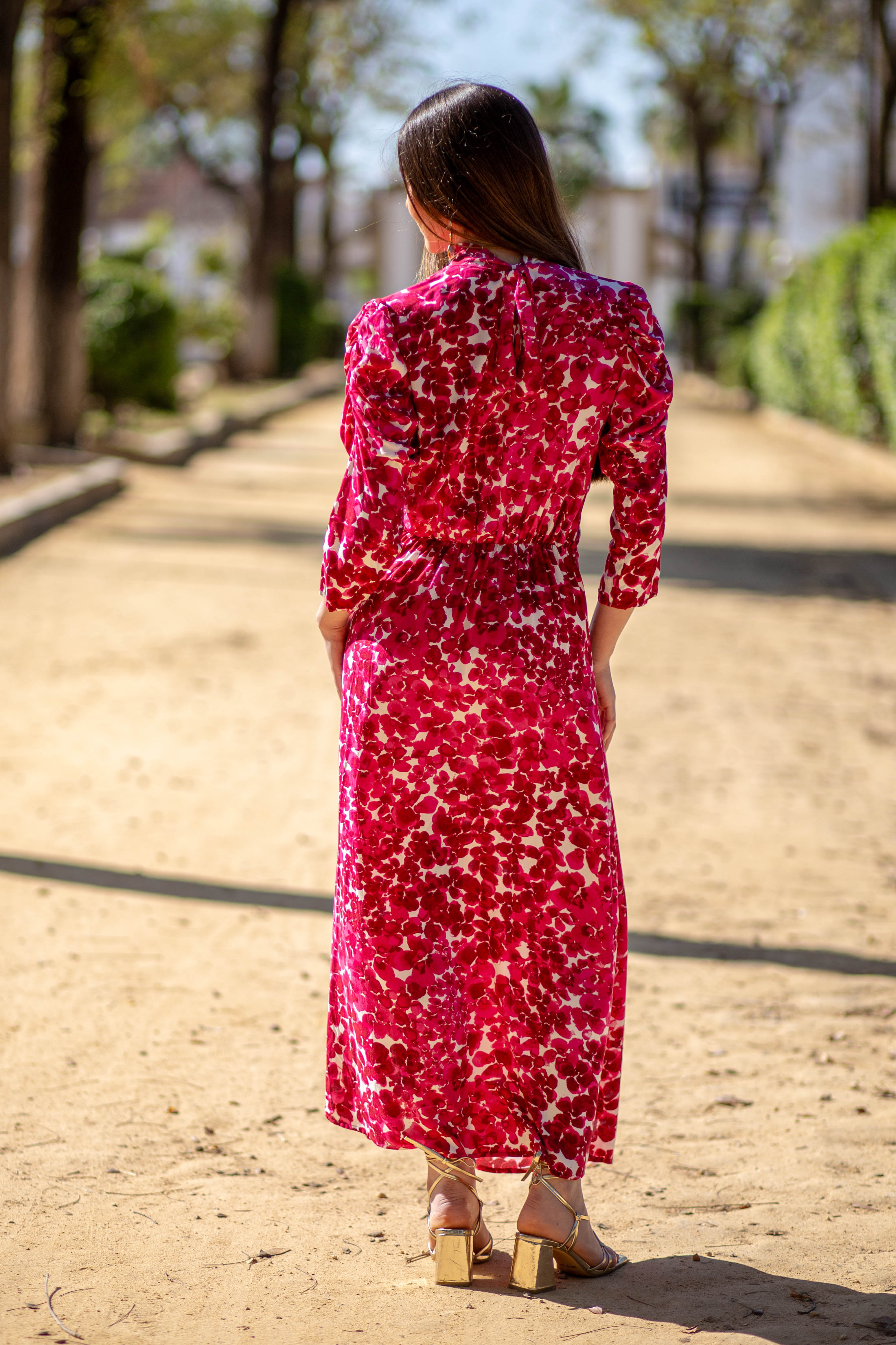 Vestido Andrómeda fucsia