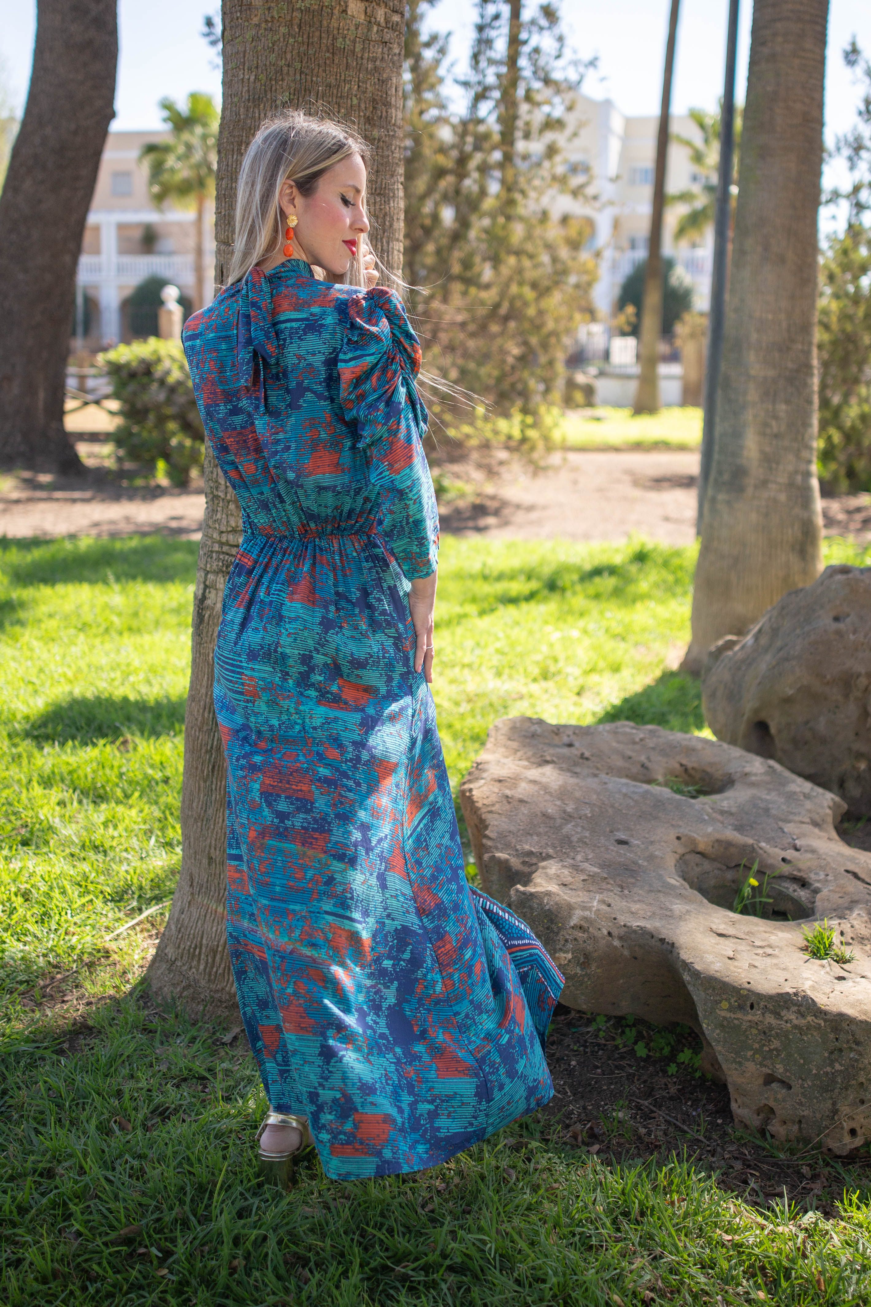 Vestido Andrómeda azul