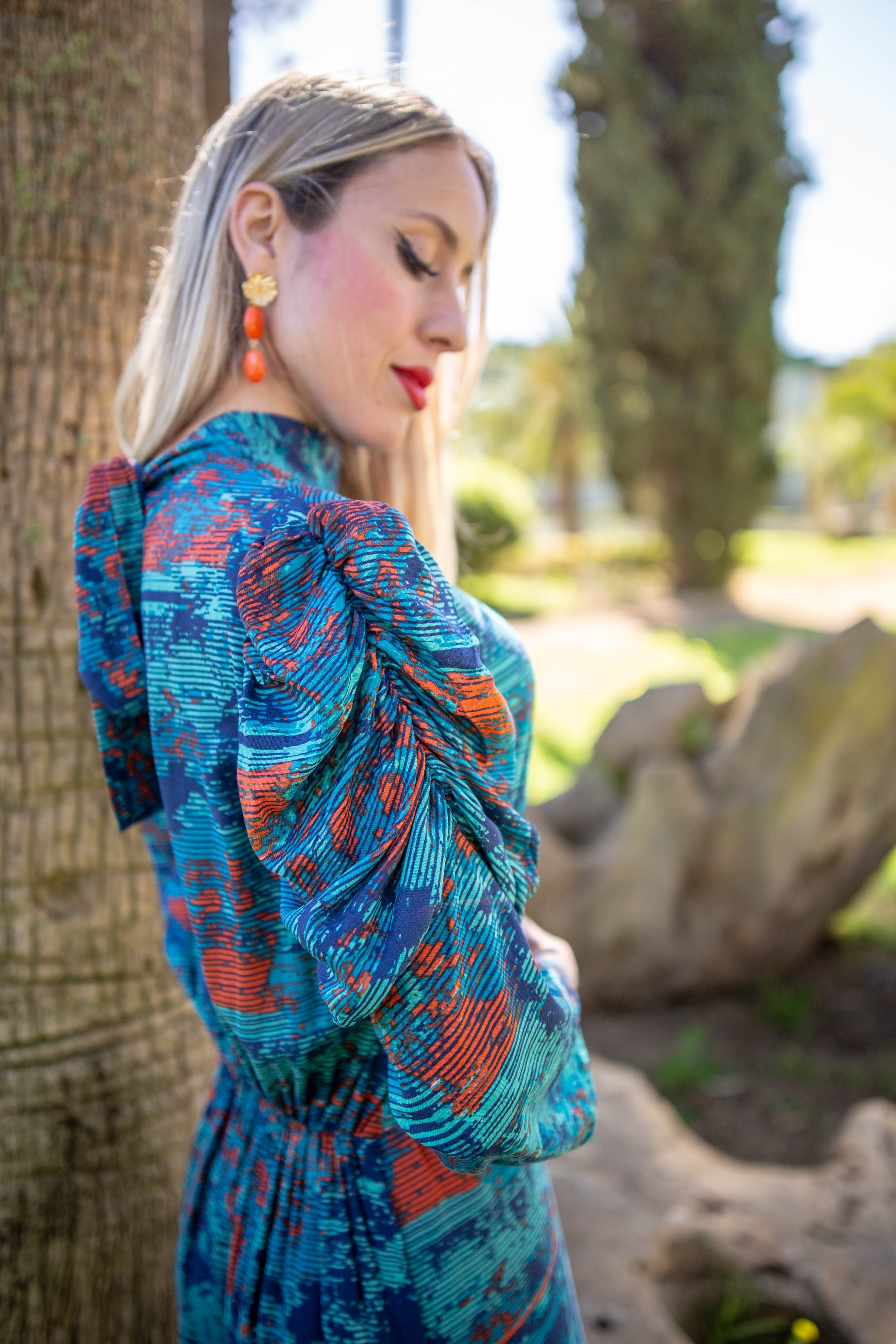 Vestido Andrómeda azul
