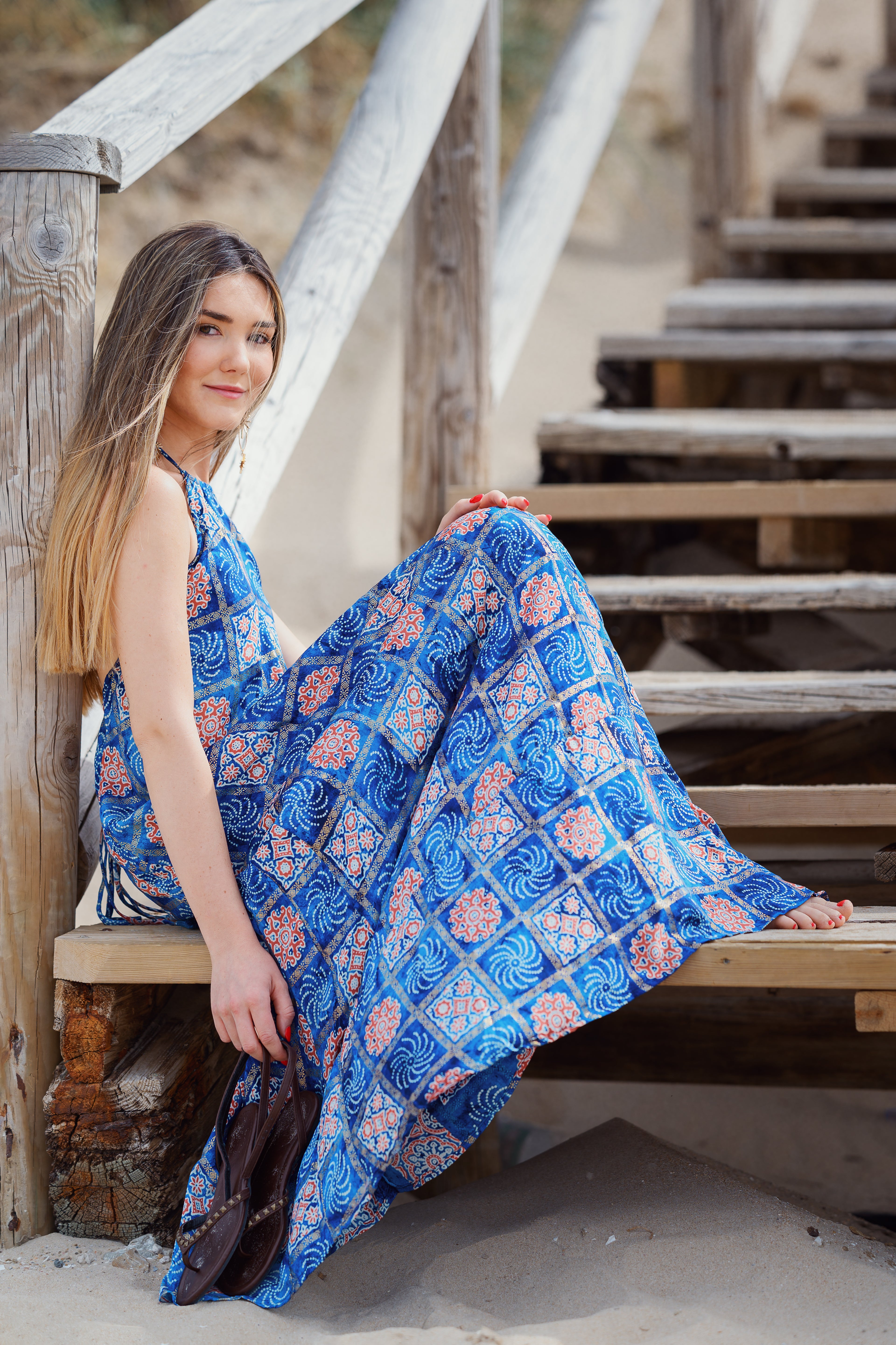 Vestido Venus azul