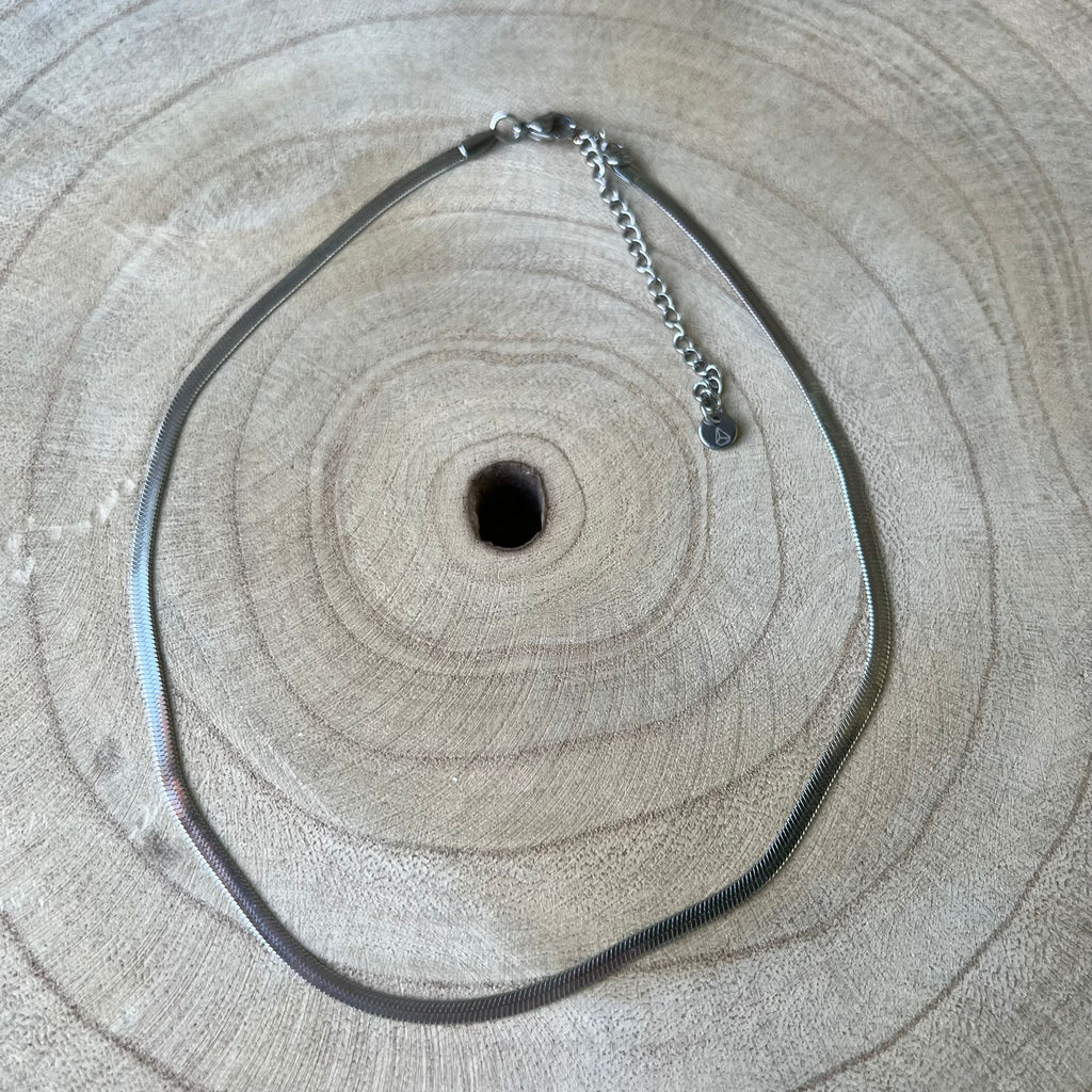 Collar Lizzie plateado - 23joyas