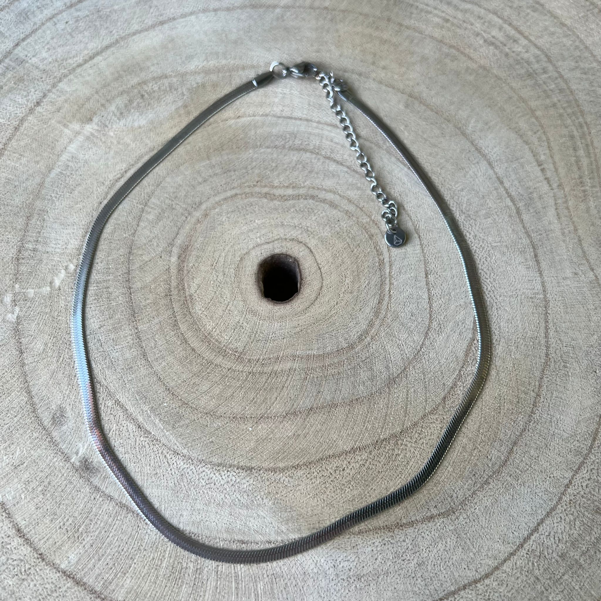 Collar Lizzie plateado - 23joyas