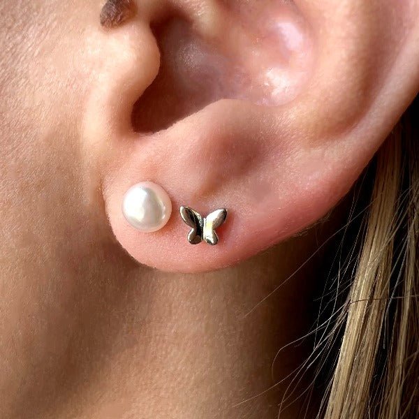 Farfalla plateado - 23joyas